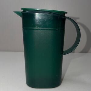 Tupperware Impressions Mini Small Rocking lid Pitcher 3535A. 500 ml Dark Green